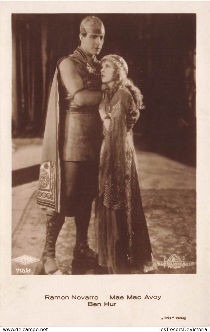 FANTAISIES - Hommes - Un Homme - Une Femme - Ramon Novarro - Mae Mac Avoy - Ben Hur - Carte Postale Ancienne - Uomini