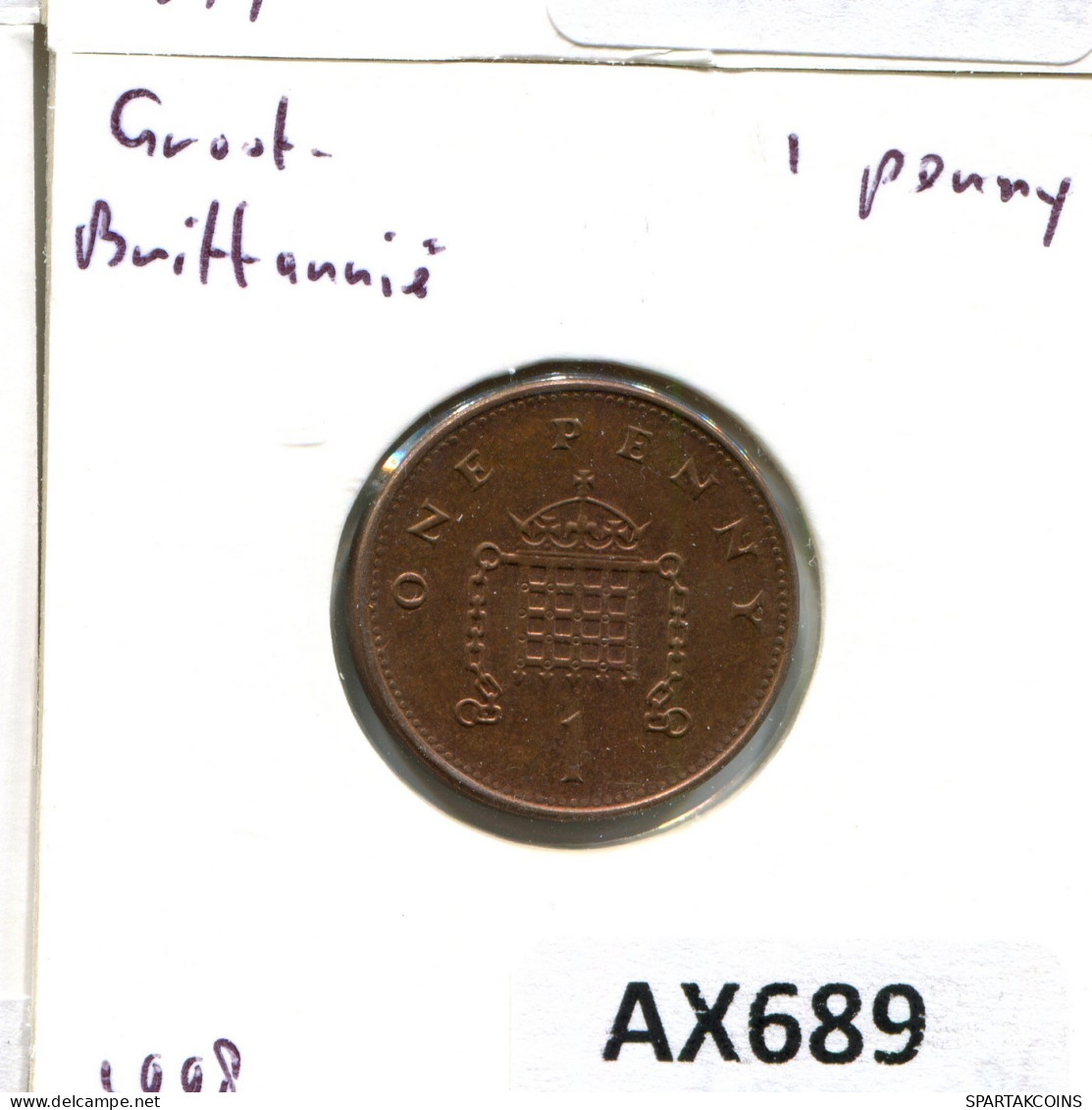 PENNY 1998 UK GRANDE-BRETAGNE GREAT BRITAIN Pièce #AX689.F.A - 1 Penny & 1 New Penny