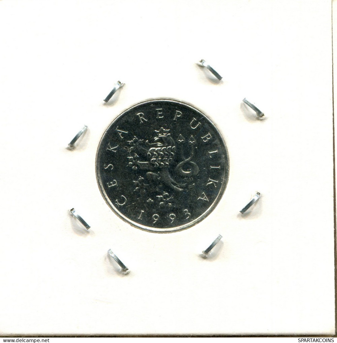 1 KORUN 1993 CZECHOSLOVAKIA Coin #AS547.U.A - Tchécoslovaquie
