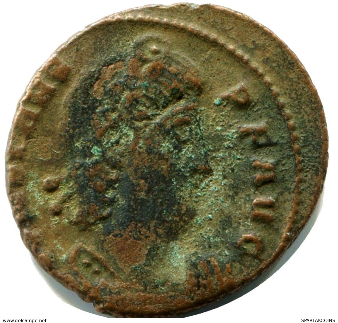CONSTANS MINTED IN THESSALONICA FROM THE ROYAL ONTARIO MUSEUM #ANC11907.14.U.A - L'Empire Chrétien (307 à 363)