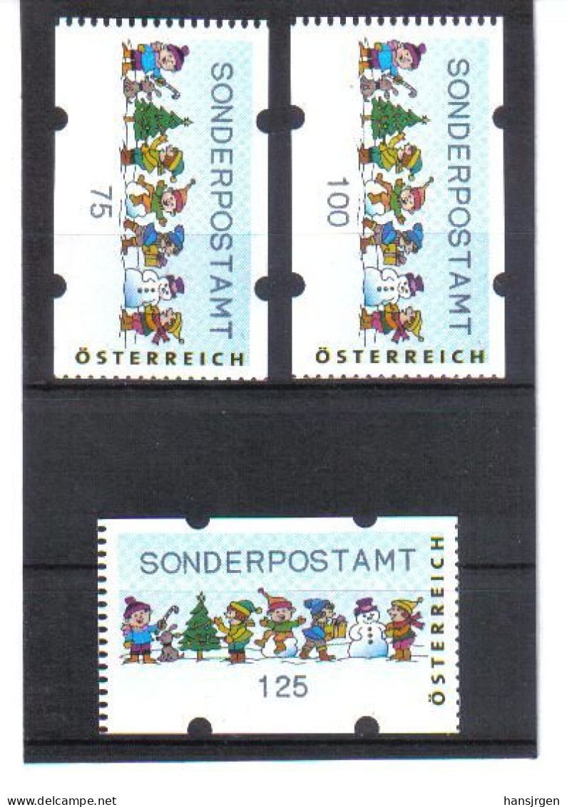 UPU390 ÖSTERREICH 2006 AUTOMATENMARKEN SONDERPOSTAMT ANK 65/67 ** Postfrisch - Automatenmarken [ATM]