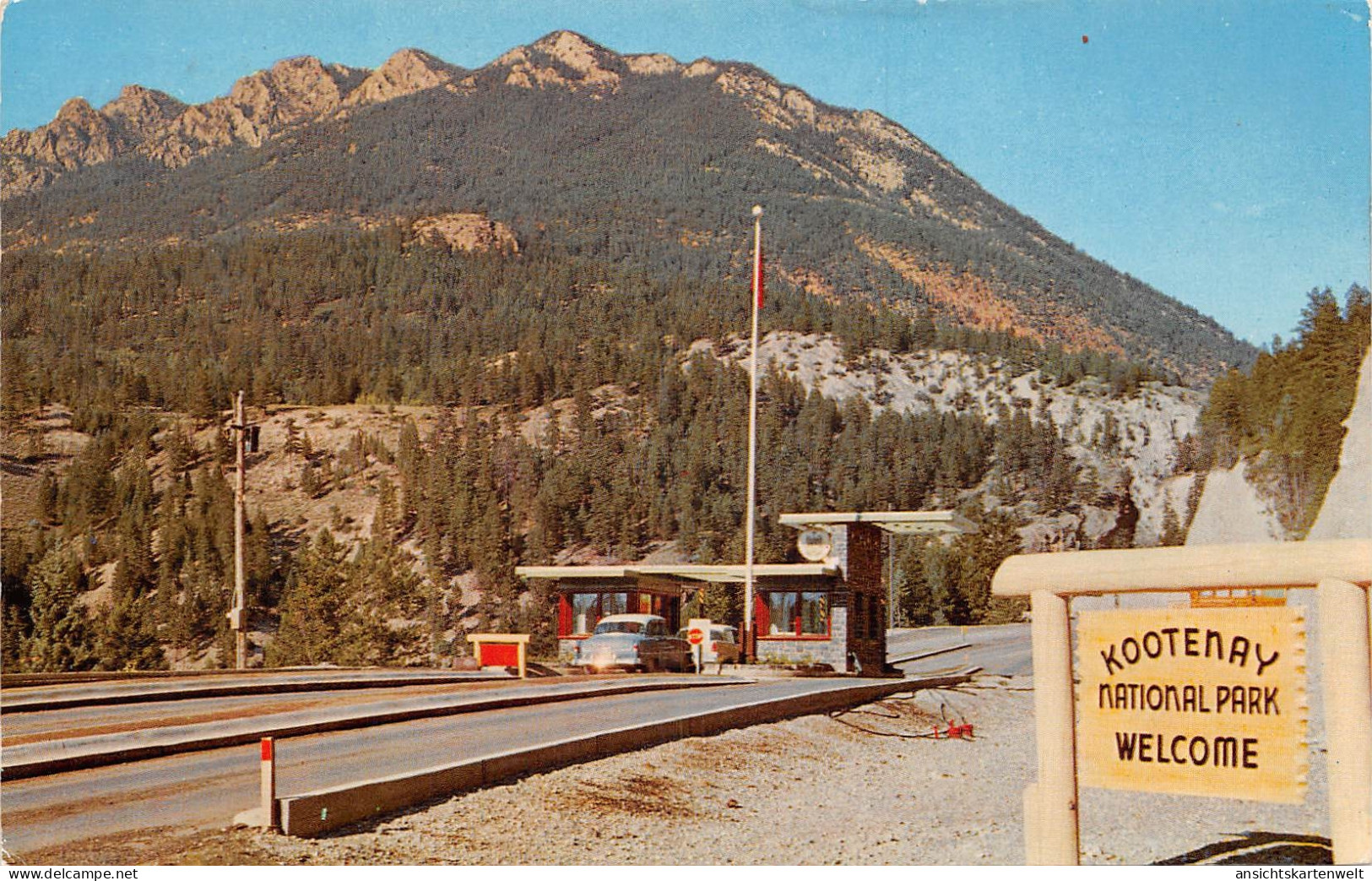 Canada Radium Hot Springs B.C. Entrance To Kootenay National Park Gl1963 #164.215 - Ohne Zuordnung