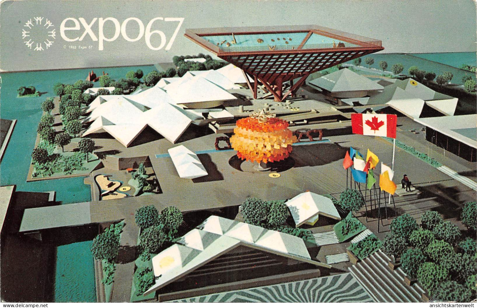 Canada Montréal P.Q. Expo67 Le Pavillon Du Canada Gl1967 #164.194 - Unclassified