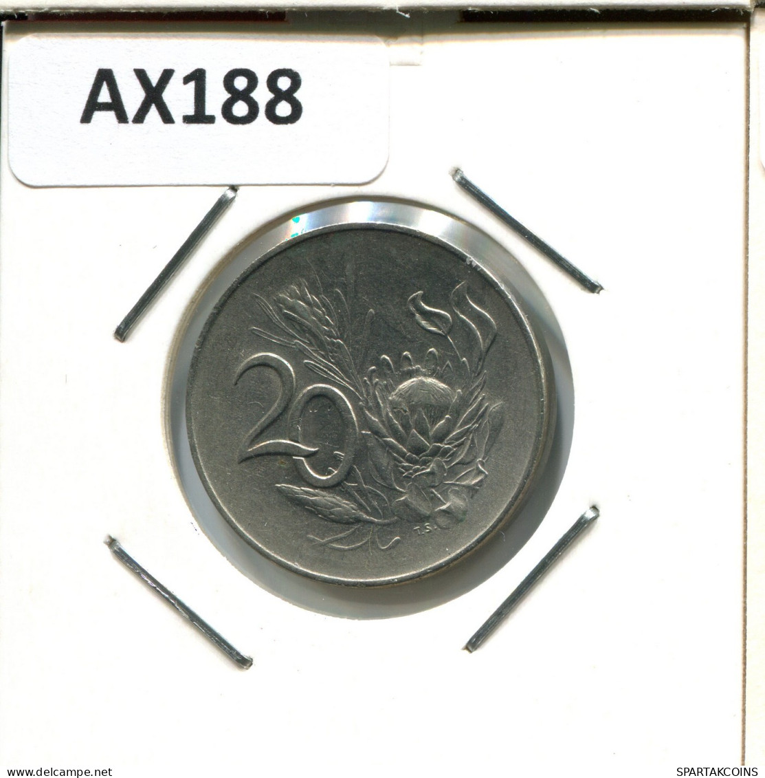 20 CENTS 1965 SOUTH AFRICA Coin #AX188.U.A - South Africa