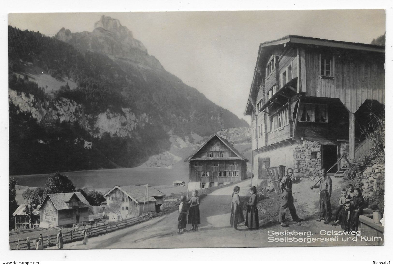 Heimat Zürich : Seelisberg Geissweg Um 1925 - Seelisberg