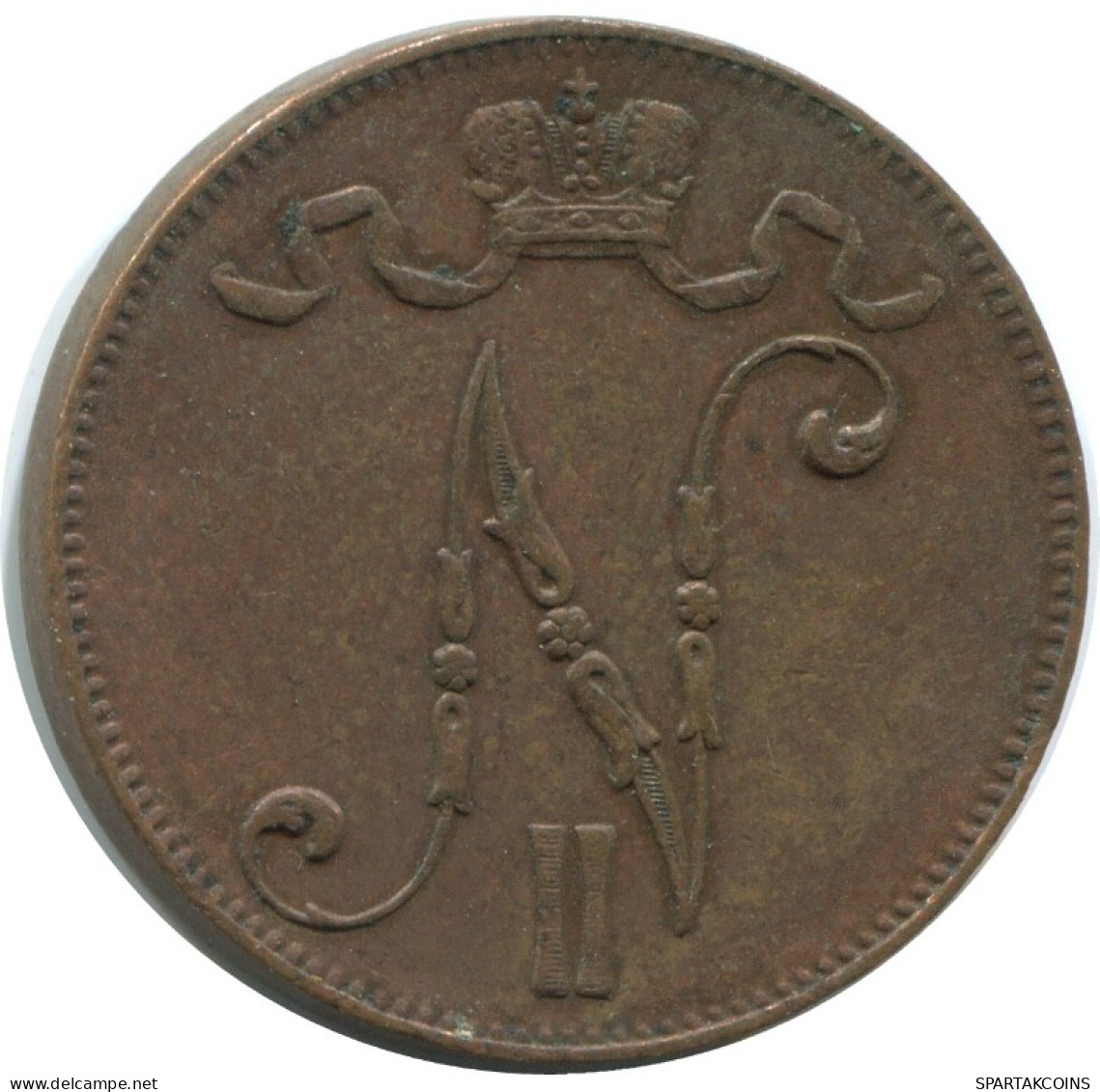 5 PENNIA 1916 FINLANDIA FINLAND Moneda RUSIA RUSSIA EMPIRE #AB254.5.E.A - Finnland