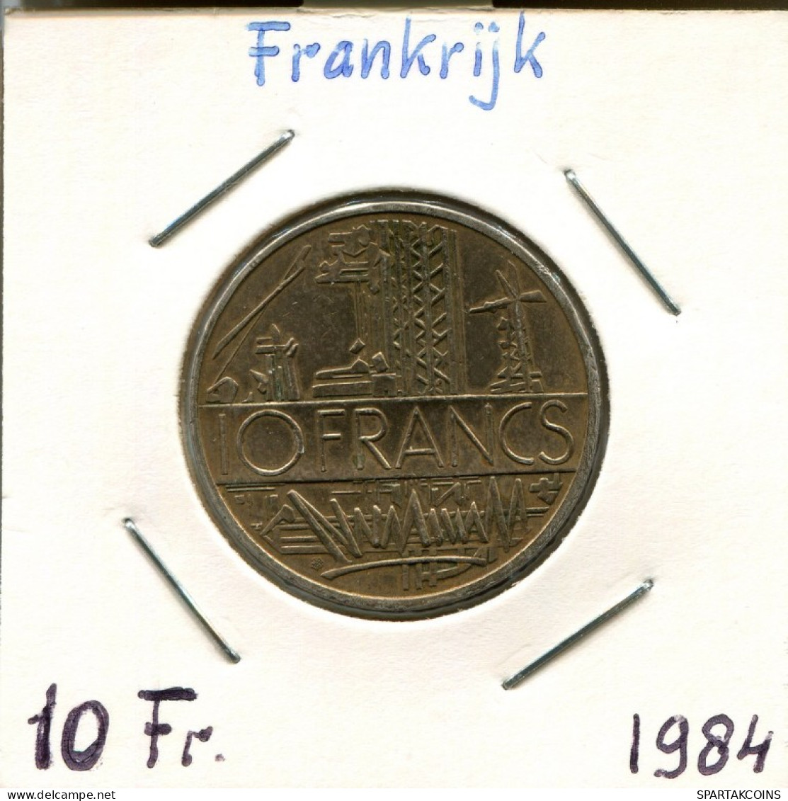 10 FRANCS 1984 FRANCIA FRANCE Moneda #AM417.E.A - 10 Francs