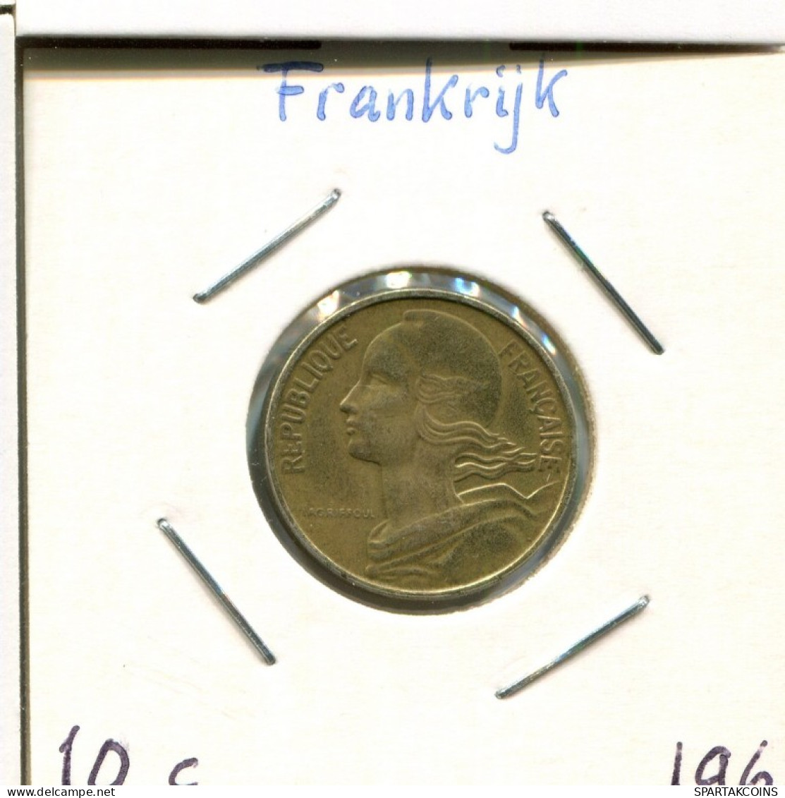10 CENTIMES 1963 FRANCE Coin French Coin #AM117.U.A - 10 Centimes