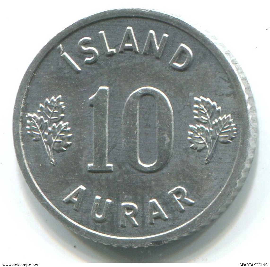 10 AURAR 1971 ISLAND ICELAND Münze #WW1107.D.A - IJsland