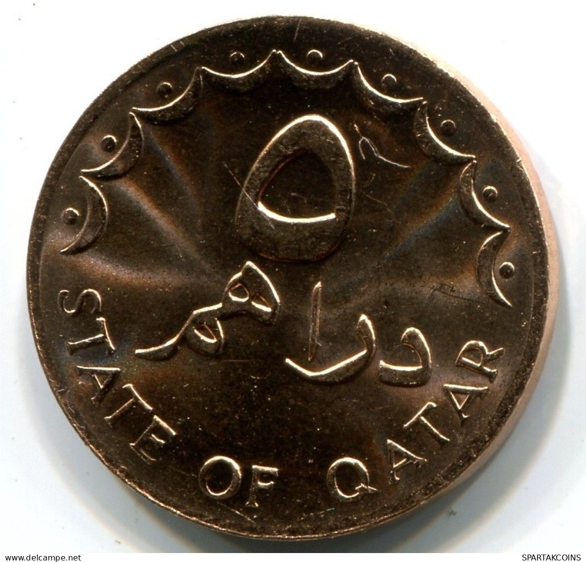 5 DIRHAMS 1978 QATAR UNC Islamic Coin #W11288.U.A - Qatar