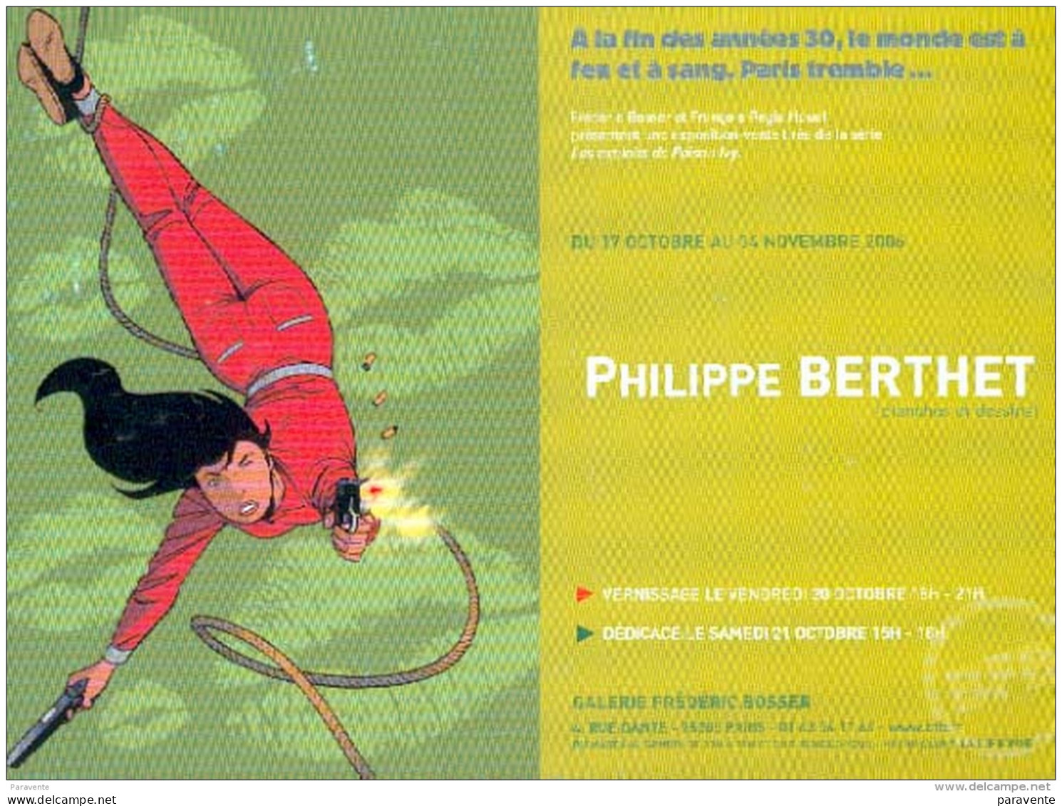 BERTHET : Carte FREDERIC BOSSER - Cartes Postales