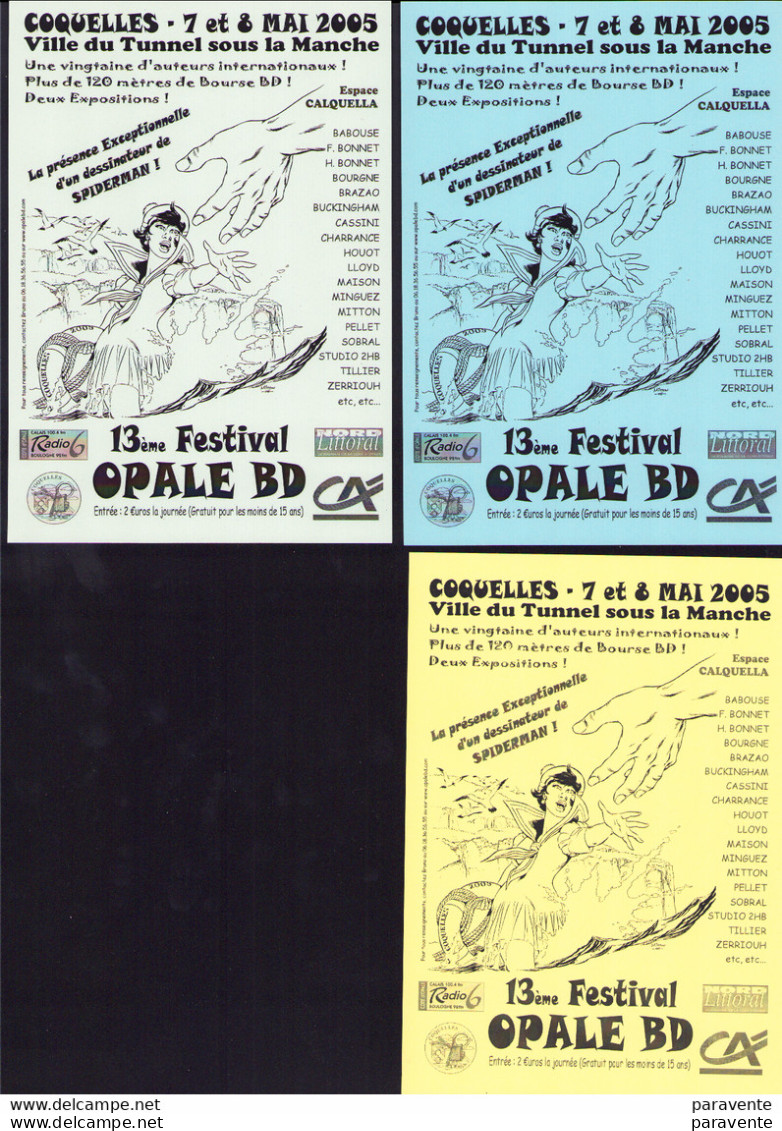 MITTON : 3 Flyers Salon COQUELLES 2005 - Sonstige & Ohne Zuordnung