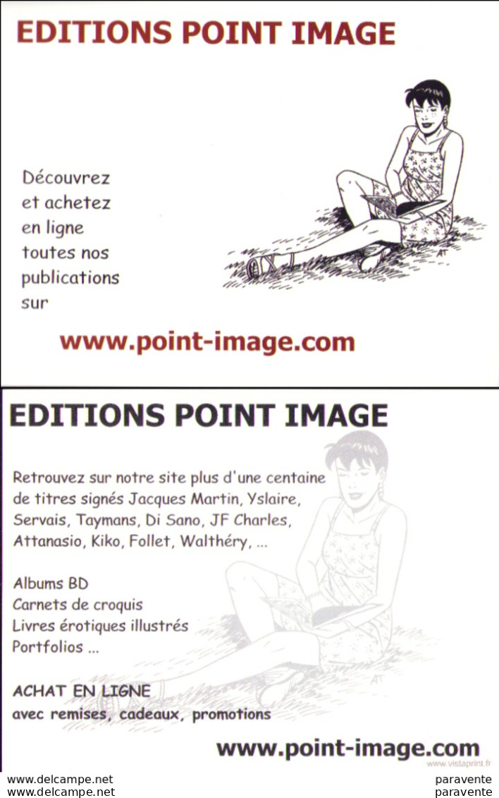 TAYMANS : Carte Visite POINT IMAGE - Tarjetas Postales