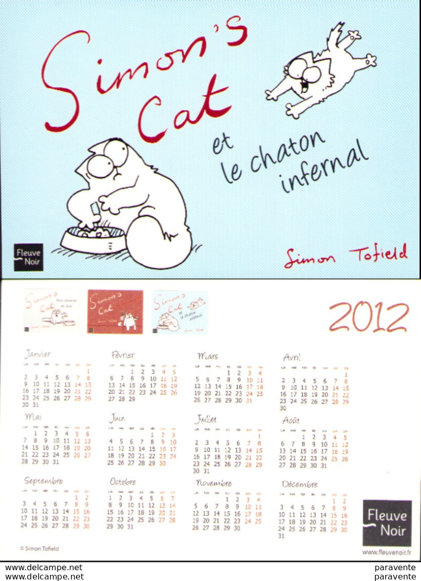 TOFIELD : Calendrier 2012 SIMON'S CAT - Agendas