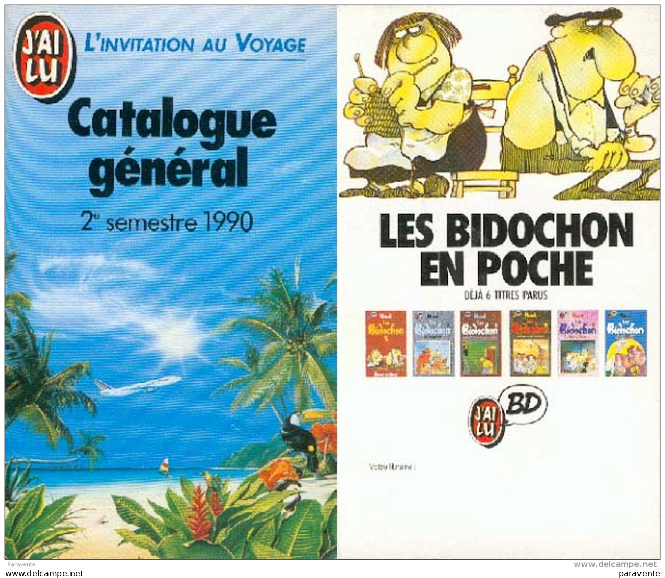 BINET: Catalogue J'AI LU - Advertentie