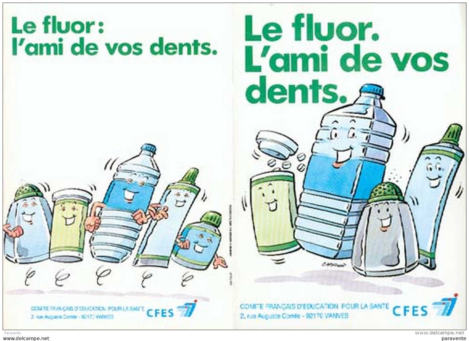 ARNOULD : Depliant Publicite BD Pour UFSBD (fluor Ami) - Advertentie