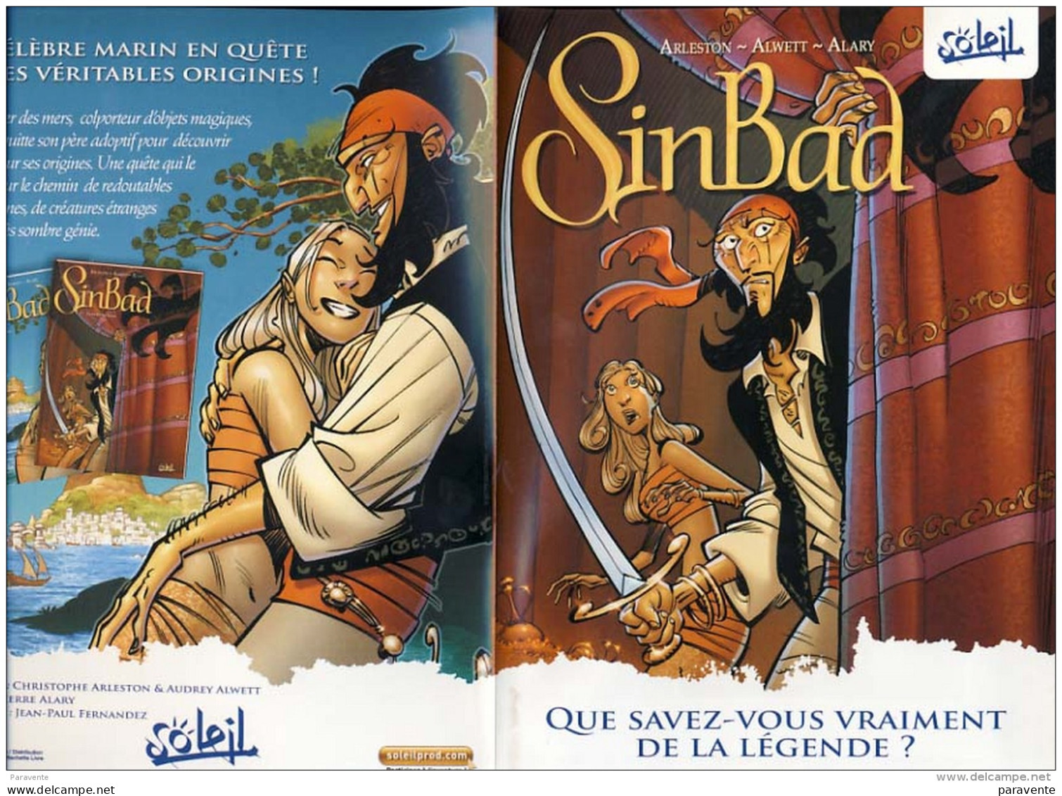 ALARY : Depliant Presentation SINBAD - Tarjetas Postales