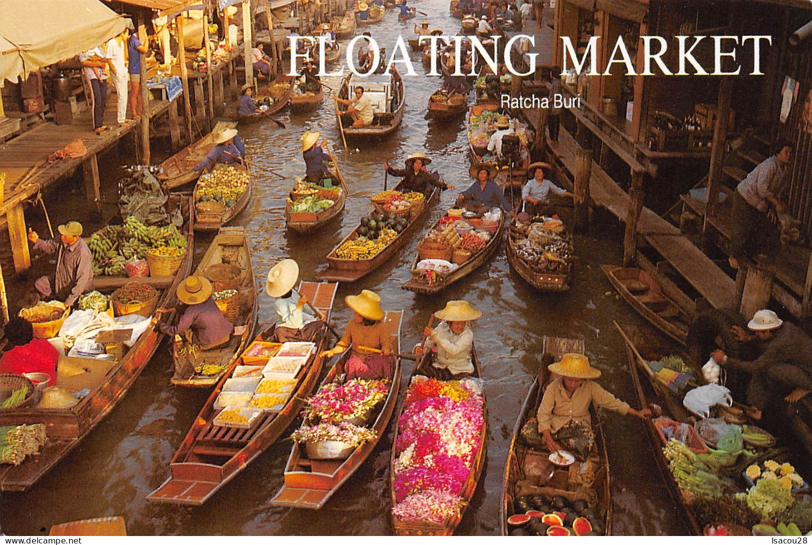 THAILAND RATCHABURI / FLOATING MARKET / MARCHE FLOTTANT - Tailandia