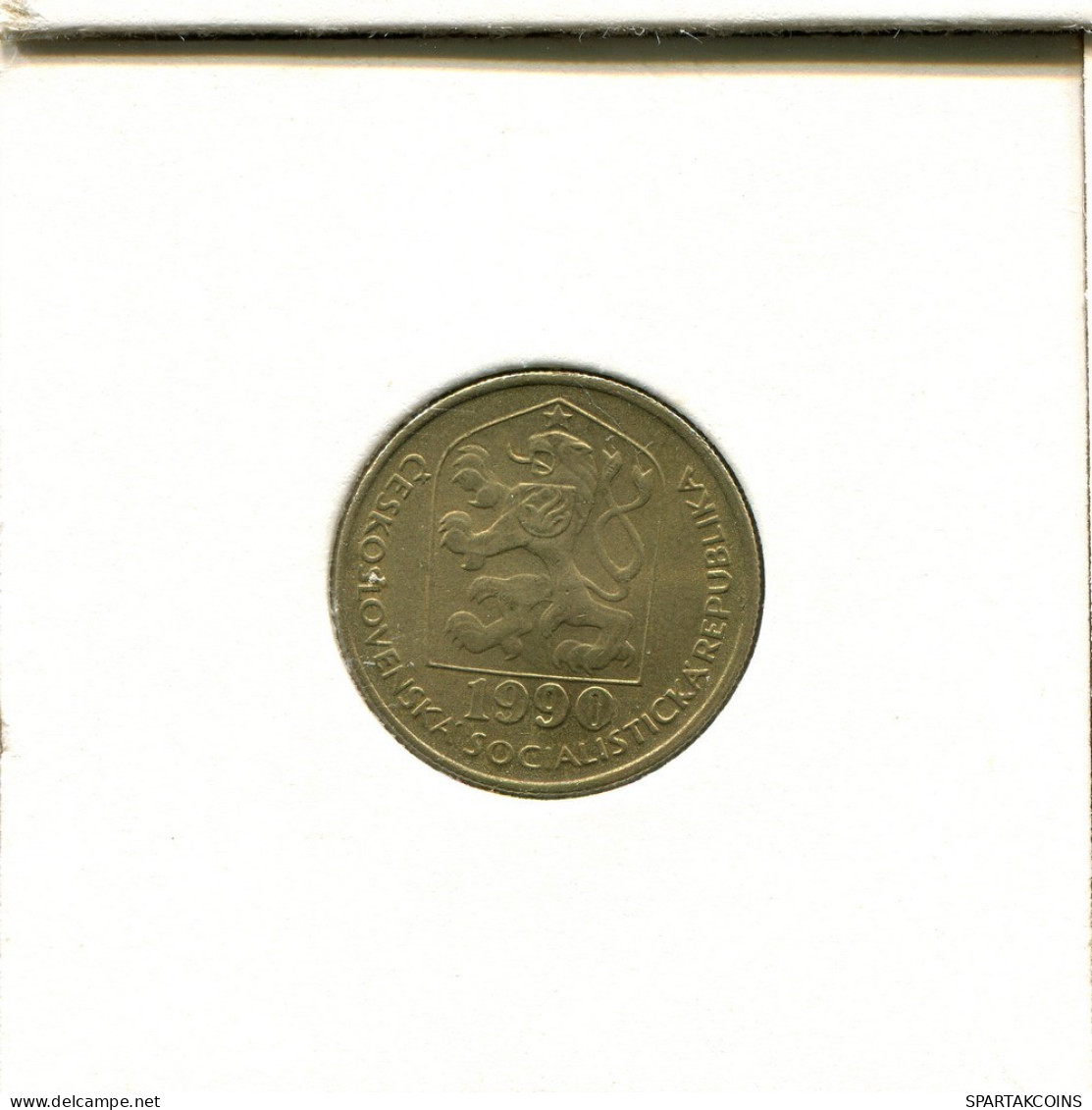20 HALERU 1990 TSCHECHOSLOWAKEI CZECHOSLOWAKEI SLOVAKIA Münze #AS954.D.A - Tschechoslowakei