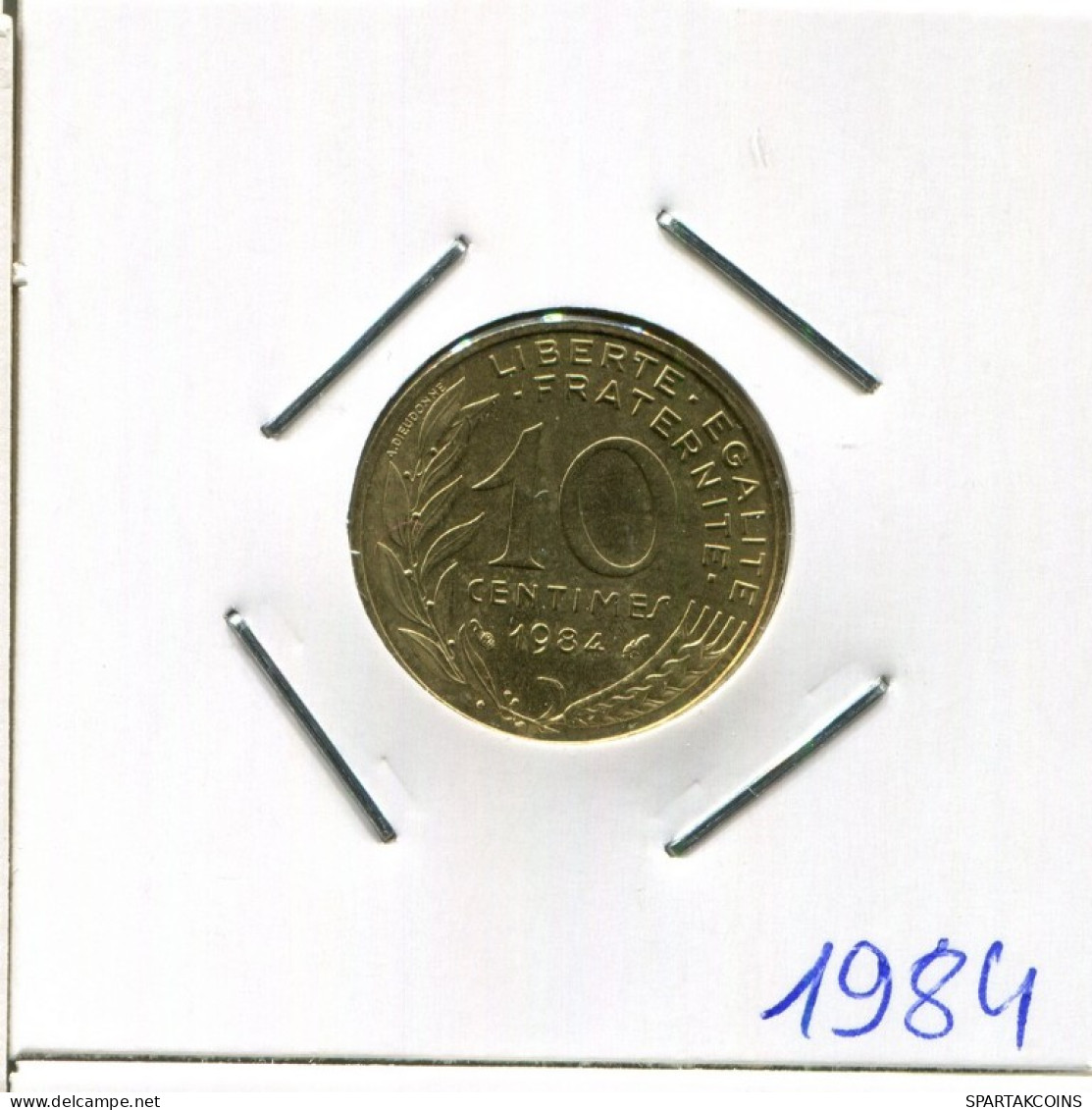 10 CENTIMES 1984 FRANKREICH FRANCE Französisch Münze #AK866.D.A - 10 Centimes