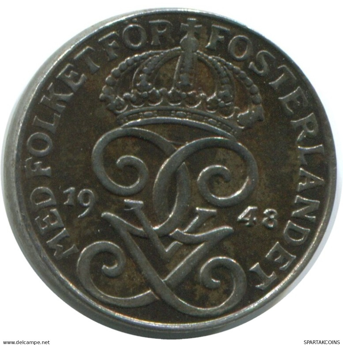 1 ORE 1948 SWEDEN Coin #AD299.2.U.A - Suède