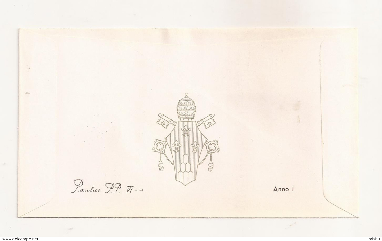 P7 Envelope FDC- VATICAN - Michael Angelus Bonarotus - First Day Of Issue ,uncirculated 1964 - FDC