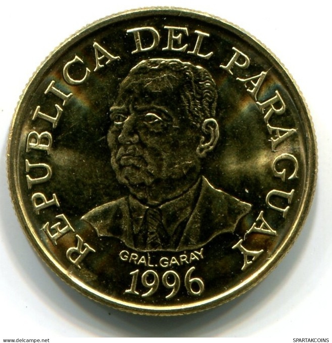10 GUARANIES 1996 PARAGUAY UNC Münze #W11419.D.A - Paraguay