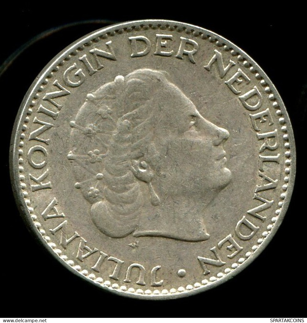 1 GULDEN 1957 NETHERLANDS Silver Coin #W10411.0.U.A - 1948-1980 : Juliana