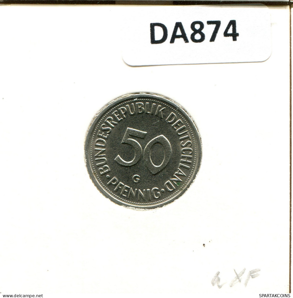 50 PFENNIG 1981 G BRD DEUTSCHLAND Münze GERMANY #DA874.D.A - 50 Pfennig