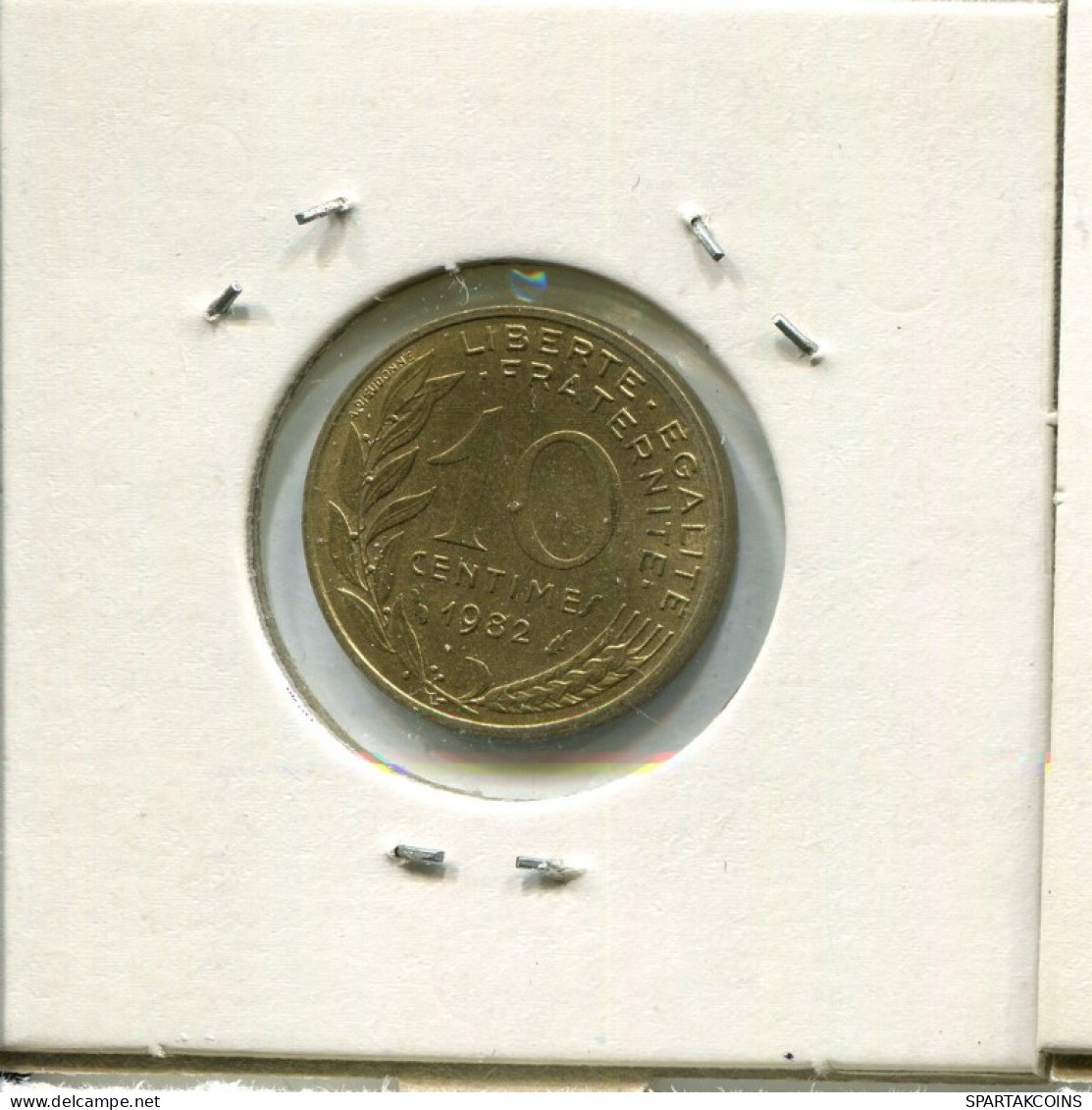 10 CENTIMES 1982 FRANCIA FRANCE Moneda #AN850.E.A - 10 Centimes