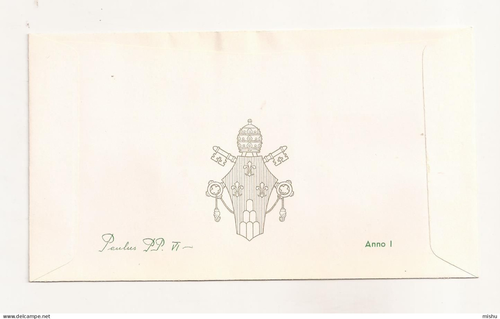 P7 Envelope FDC- VATICAN - Michael Angelus Bonarotus - First Day Of Issue ,uncirculated 1964 - FDC