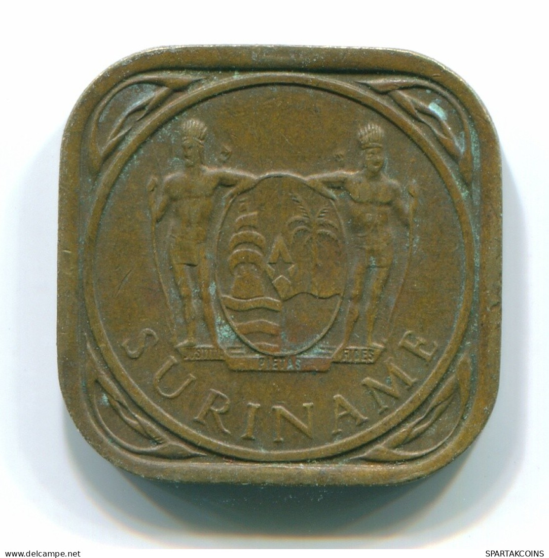 5 CENTS 1972 SURINAME Netherlands Nickel-Brass Colonial Coin #S12967.U.A - Surinam 1975 - ...