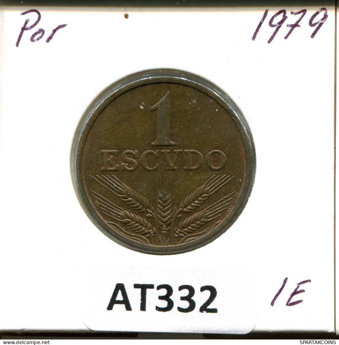 1 ESCUDO 1979 PORTUGAL Coin #AT332.U.A - Portugal
