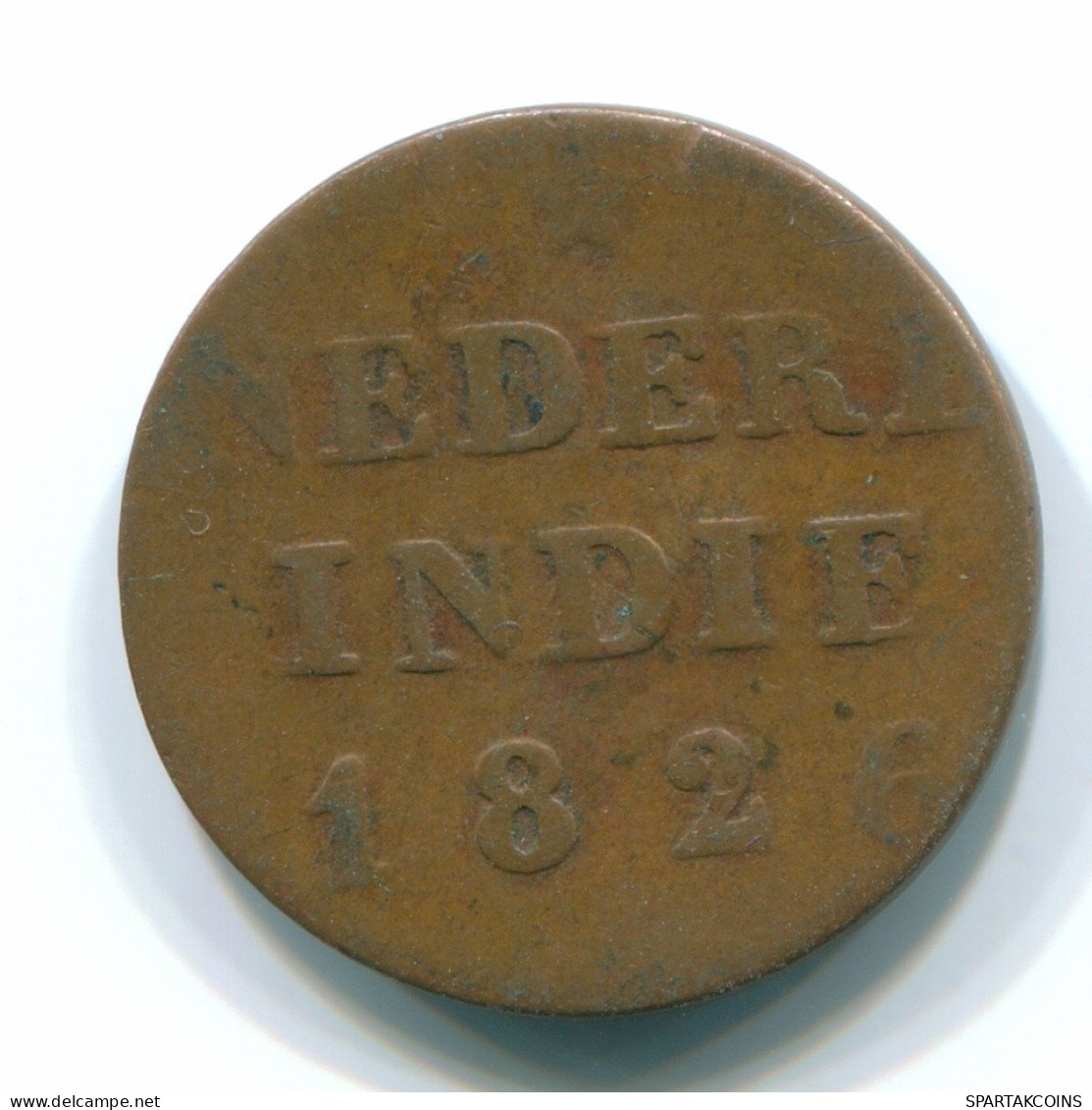 1/4 STUIVER 1826 SUMATRA INDIAS ORIENTALES DE LOS PAÍSES BAJOS Copper #S11675.E.A - Niederländisch-Indien