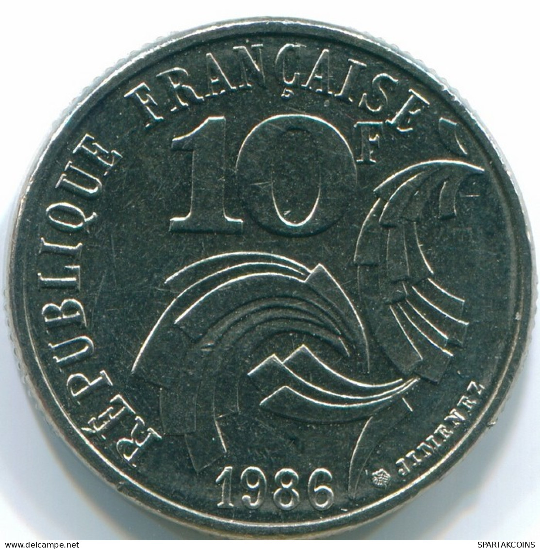 10 FRANCS 1986 FRANCIA FRANCE Moneda Jimenez UNC #FR1232.6.E.A - 10 Francs
