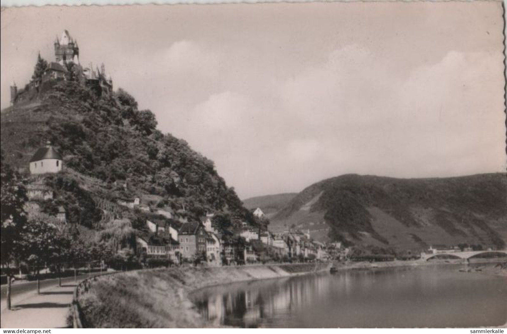 70155 - Cochem - Burg Stadt Und Neue Brücke - Ca. 1960 - Cochem