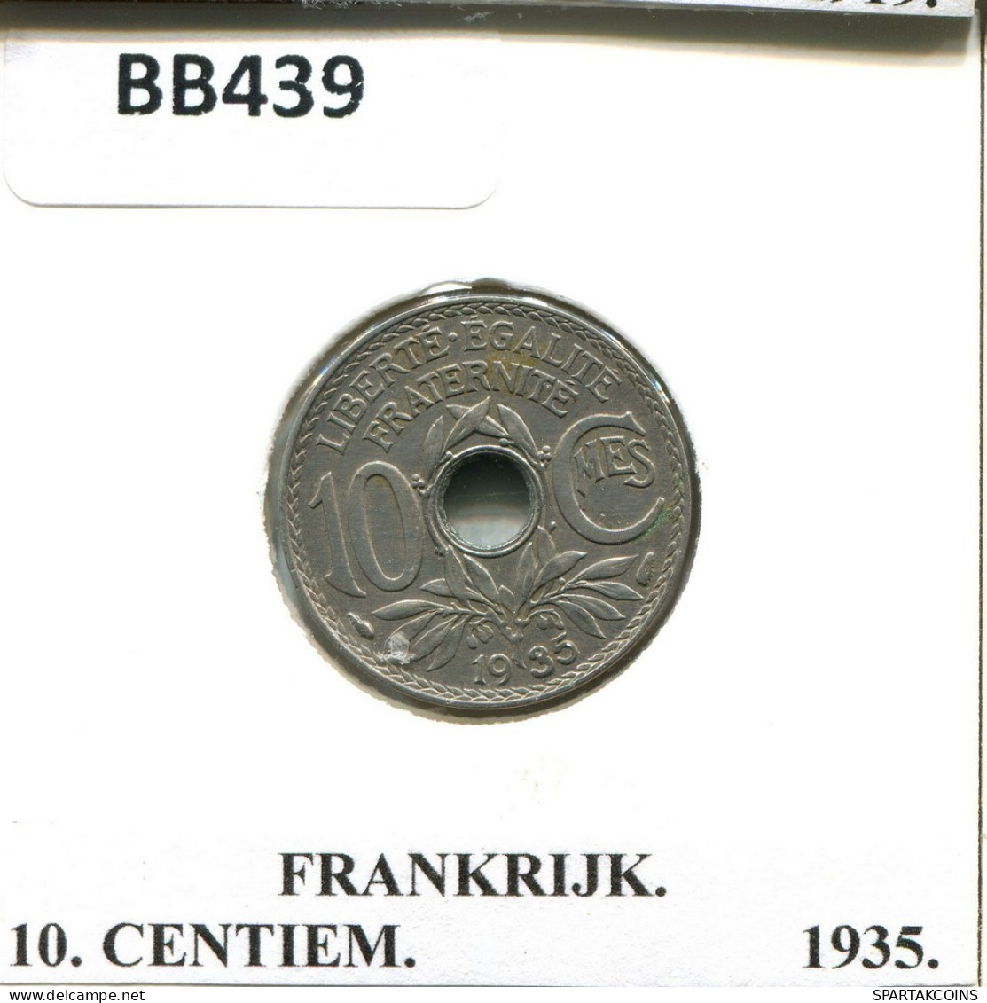 10 CENTIMES 1935 FRANCE Coin #BB439.U.A - 10 Centimes