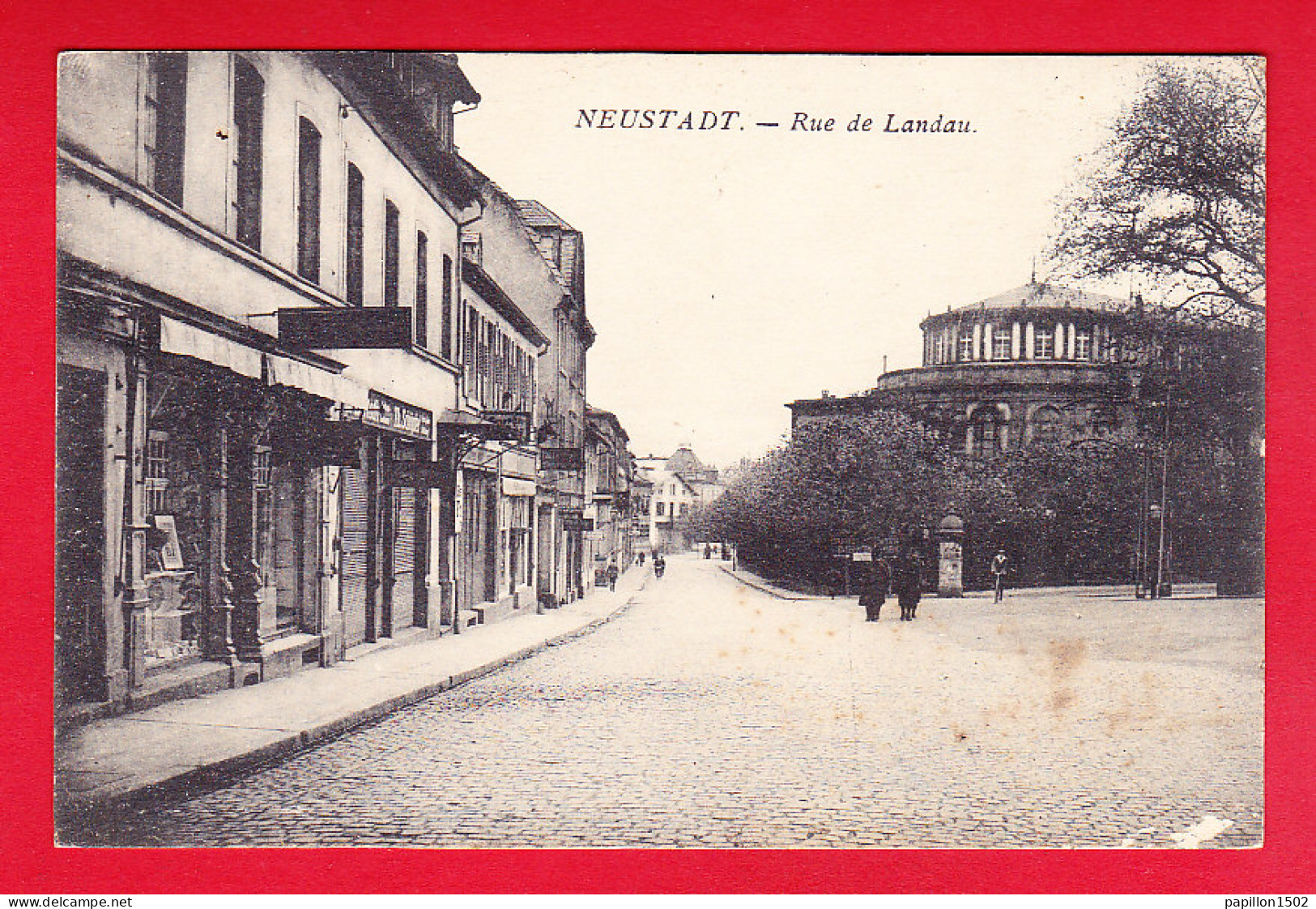 E-Allemagne-469P109  NEUSTADT, La Rue De Landau, Cpa  - Neustadt (Weinstr.)