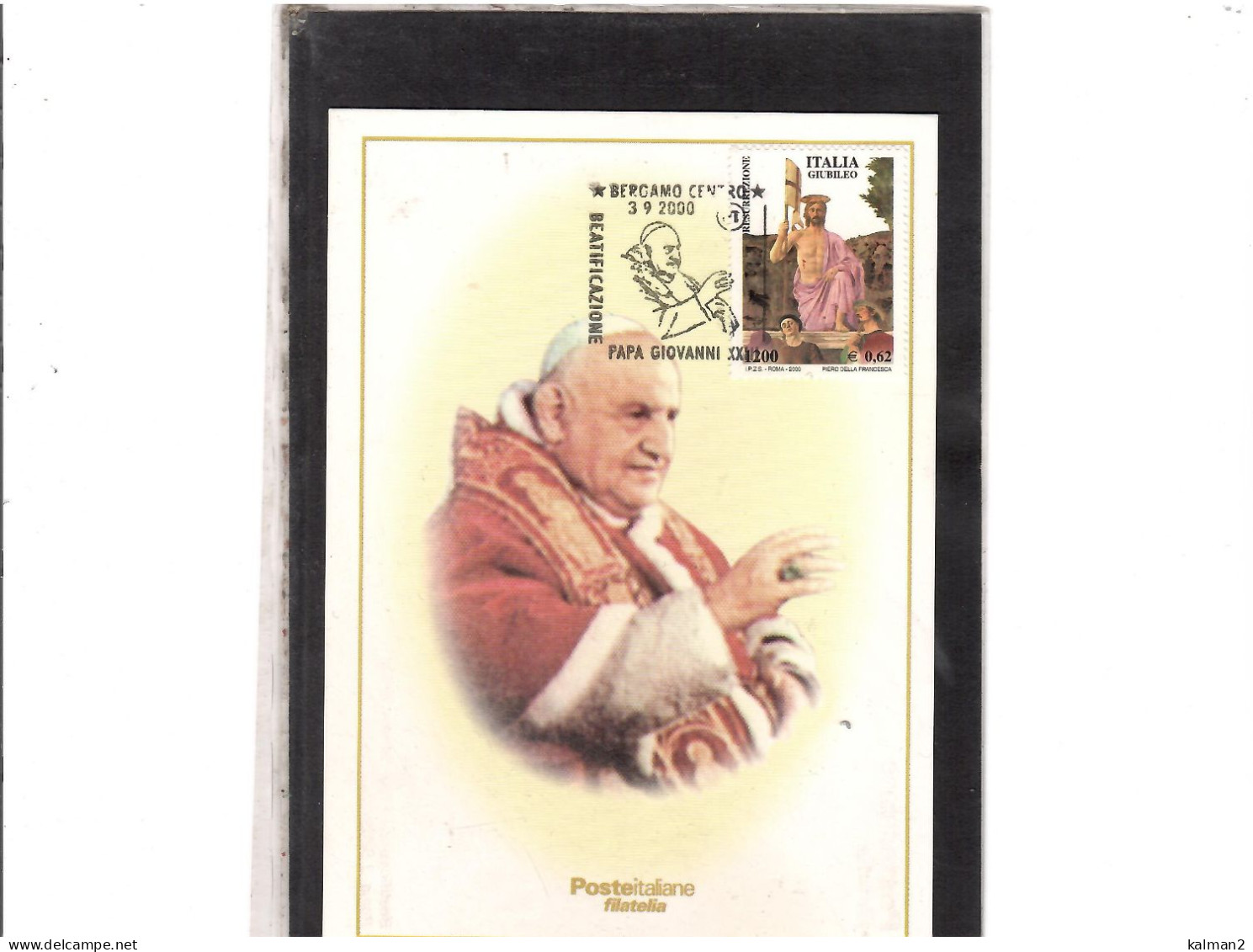 TEM19998 -  BERGAMO 3.9.2000  /   BEATIFICAZIONE PAPA GIOVANNI XXIII - Popes