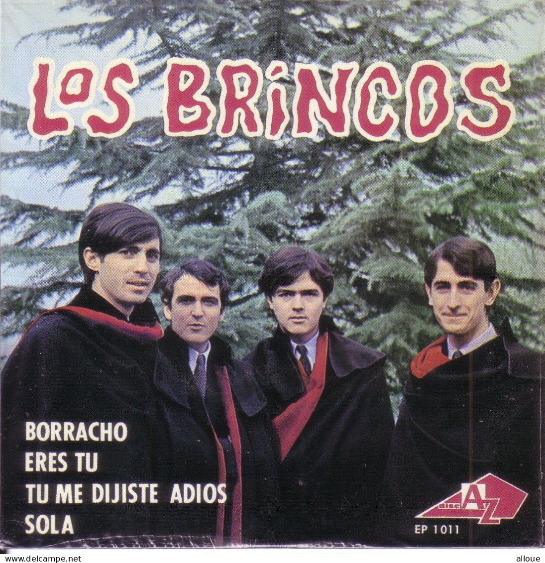 LOS BRINCOS CD EP - BORRACHO + 3 - Otros - Canción Española