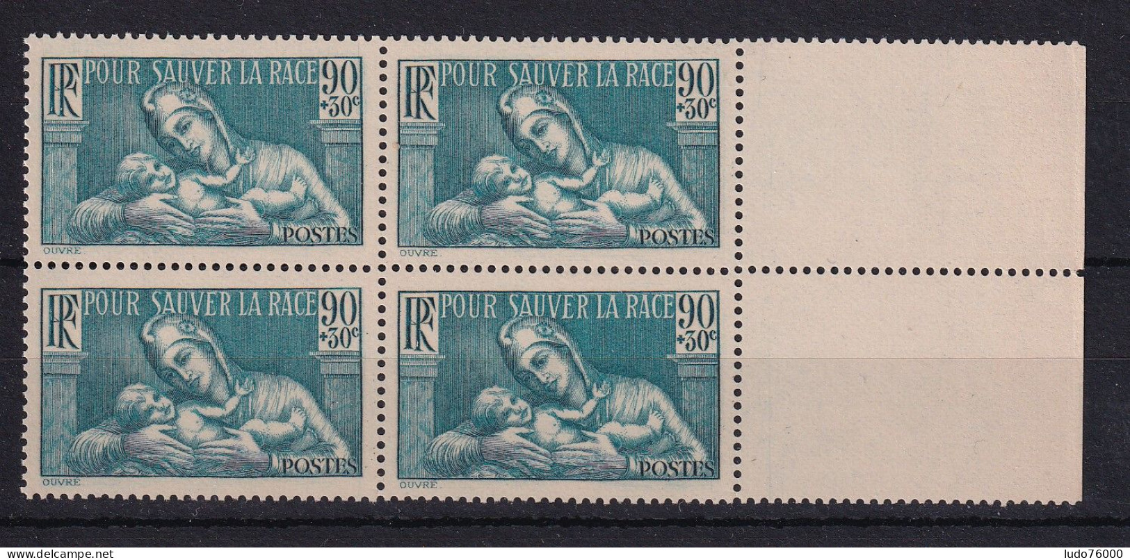 D 780 / LOT N° 419 BLOC DE 4 NEUF** COTE 20€ - Collections