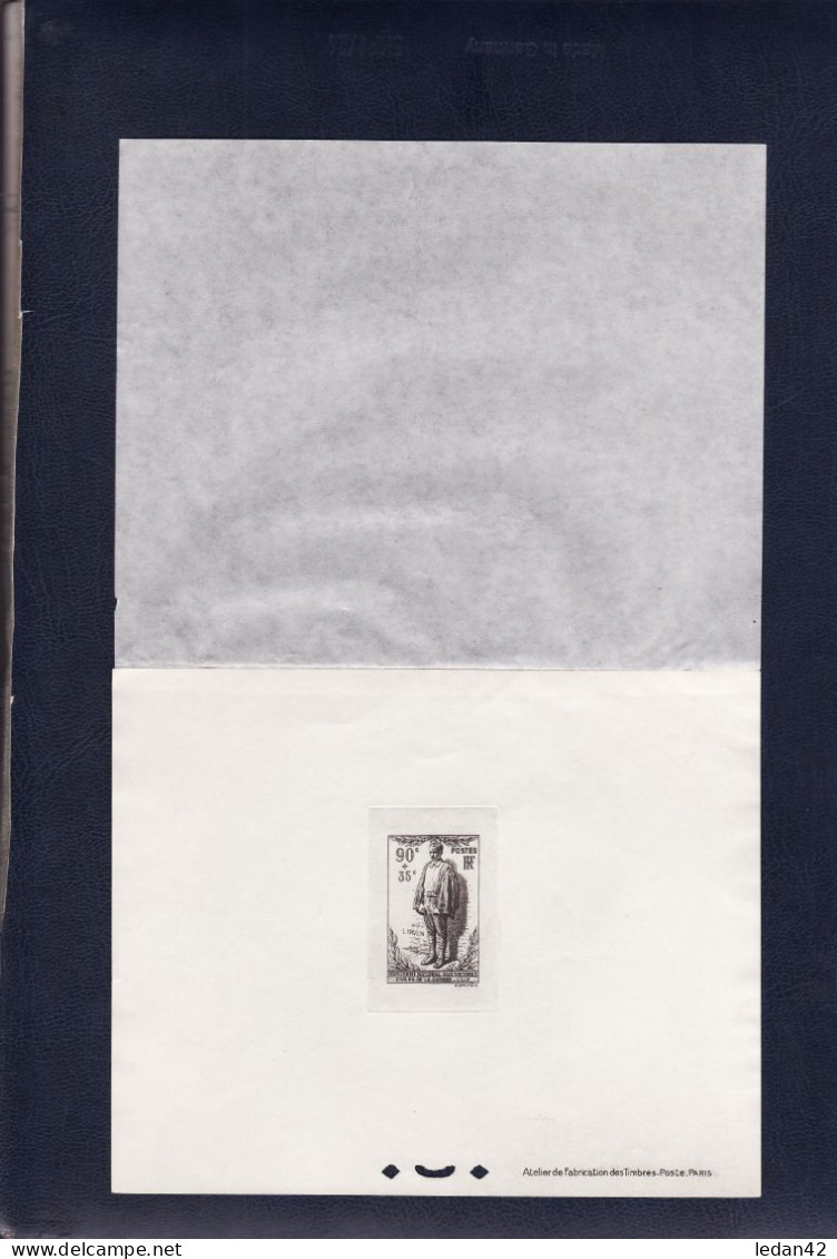 France 1939, Cat. Yvert N° 420 : Momument Aux Victimes Civiles De La Guerre De 14/18. - Luxury Proofs