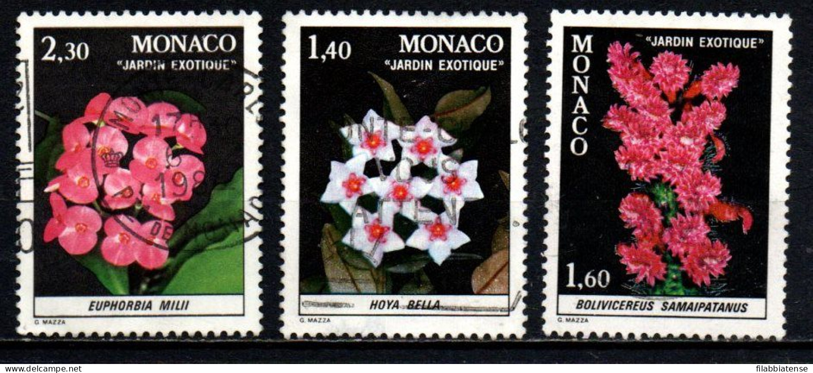 1982 - Monaco 1306/08 Fiori    ---- - Altri & Non Classificati