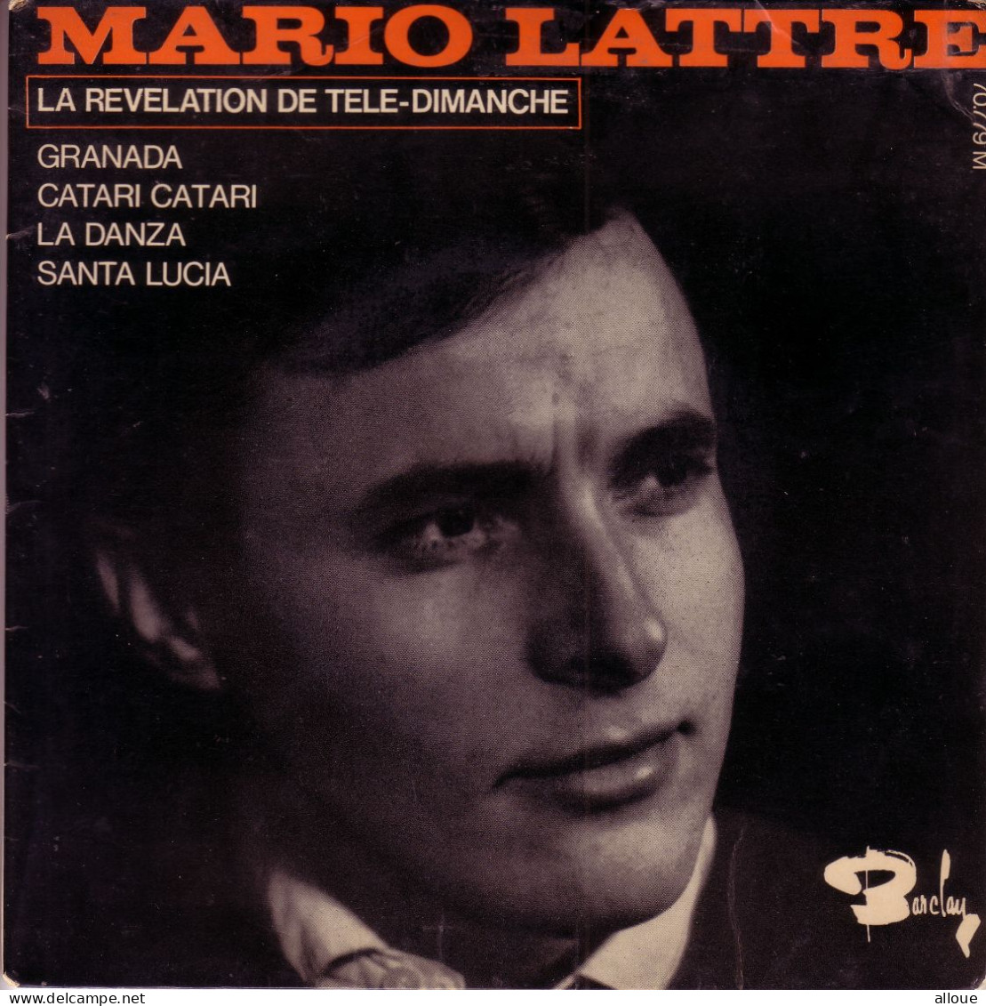 MARIO LATTRE - FR EP - GRANADA + 3 - Opéra & Opérette