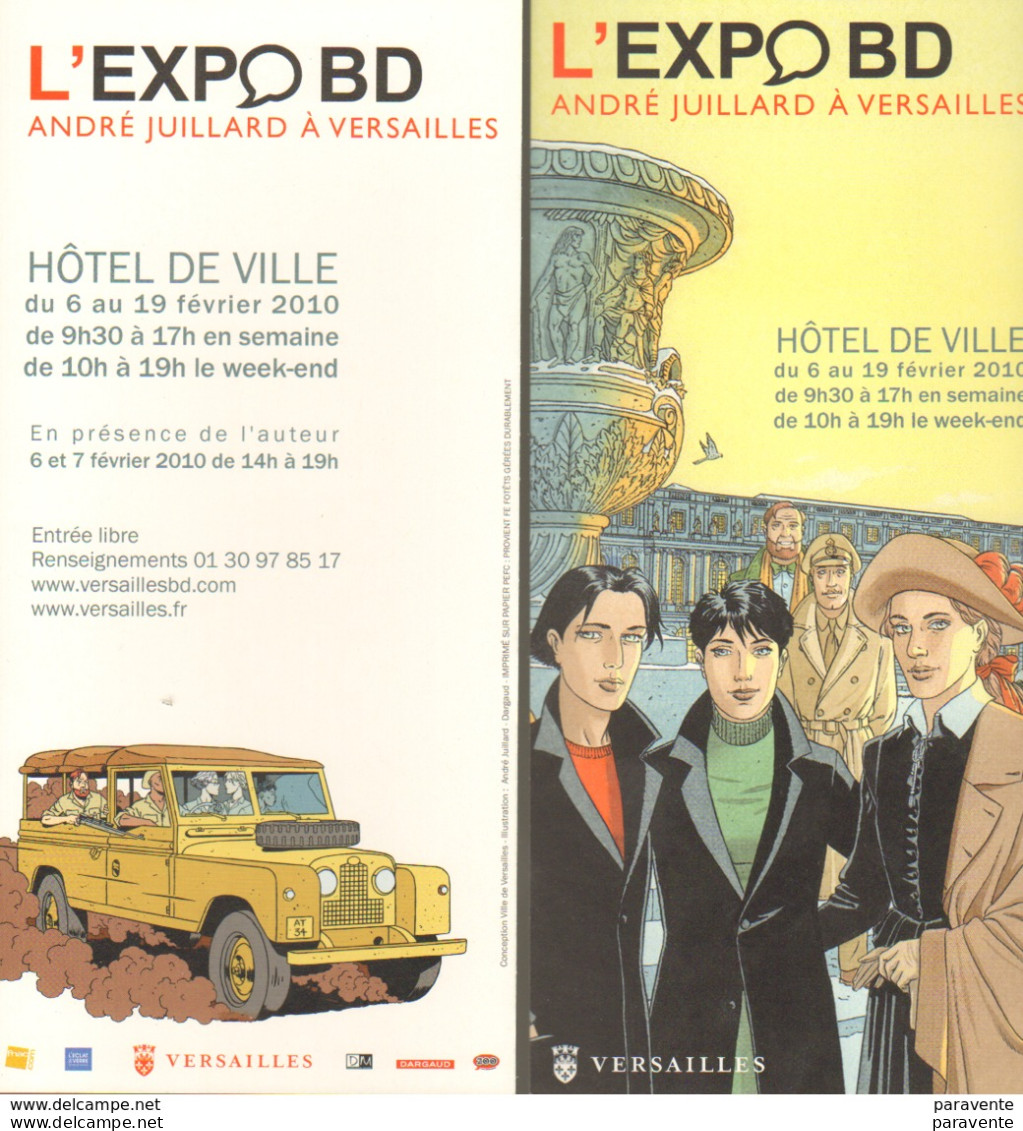 JUILLARD : Carte Annonce EXPO VERSAILLES - Juillard