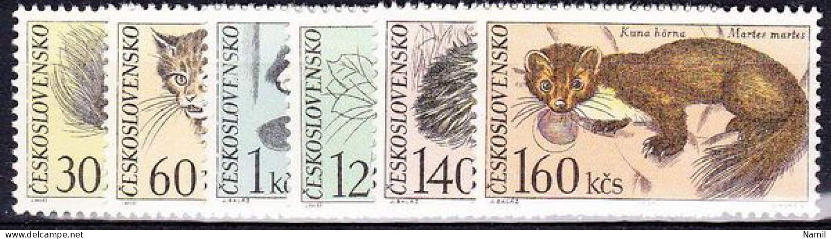 ** Tchécoslovaquie 1967 Mi 1731-6 (Yv 1591-6), (MNH)** - Neufs