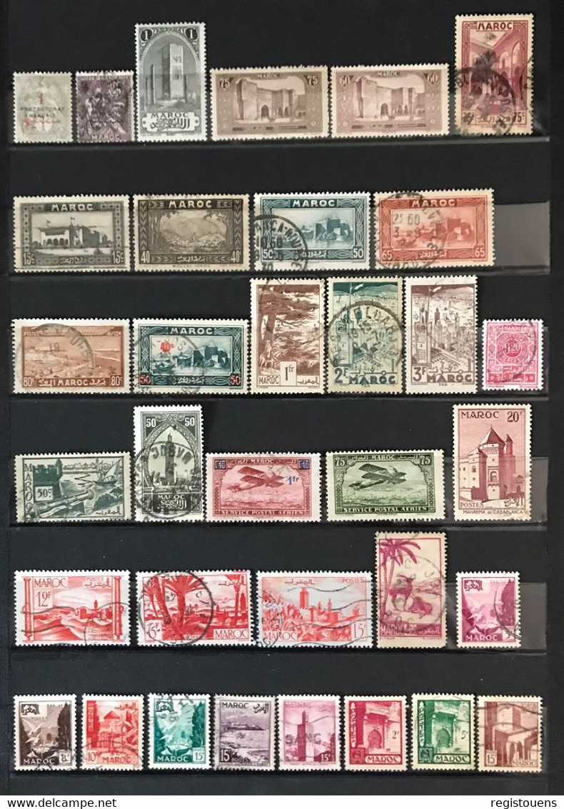 Lot De 75 Timbres Divers Maroc - Africa (Varia)