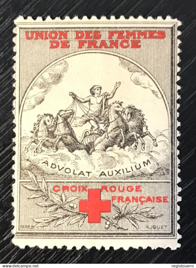 Vignette Union Des Femmes De France - Croix Rouge - Cruz Roja