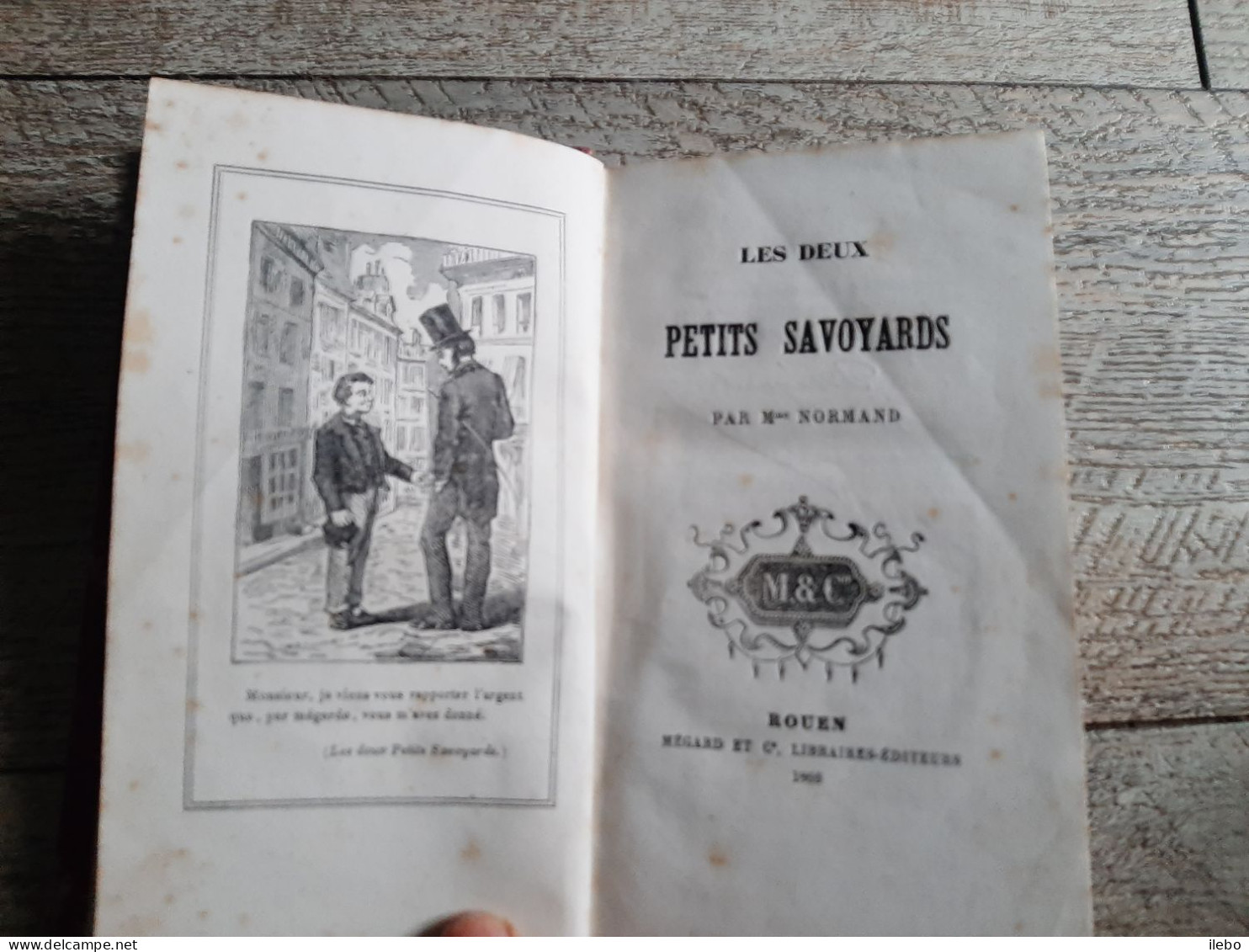 Les Deux Petits Savoyards Mme Normand Mégard 1866 - Autres & Non Classés