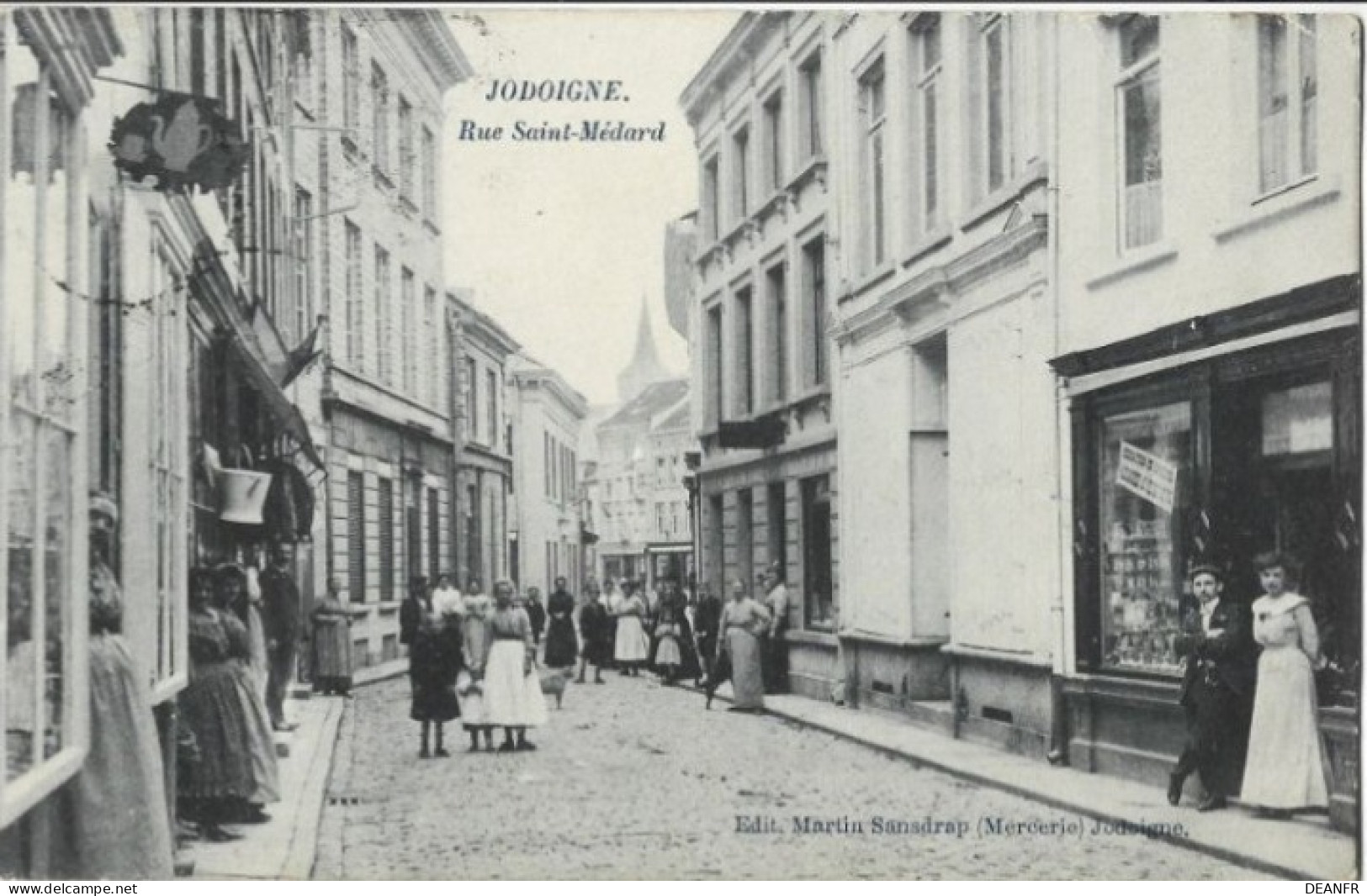 JODOIGNE : Rue Saint-Médard. Carte Impeccable. - Jodoigne